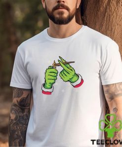 Grinch Lighting Cannabis Shirt 2 Grinch Lighting Cannabis Shirt