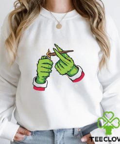 Grinch Lighting Cannabis Shirt 3 Grinch Lighting Cannabis Shirt