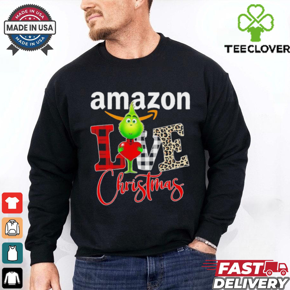 Grinch Love Amazon Christmas Shirt Grinch Love Amazon Christmas Shirt
