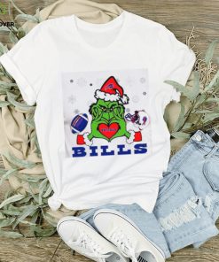 Grinch Love Buffalo Bills Football Helmet Shirt