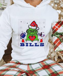 Grinch Love Buffalo Bills Football Helmet Shirt 2 Grinch Love Buffalo Bills Football Helmet Shirt