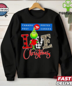 Grinch Love Canada Post Christmas Shirt