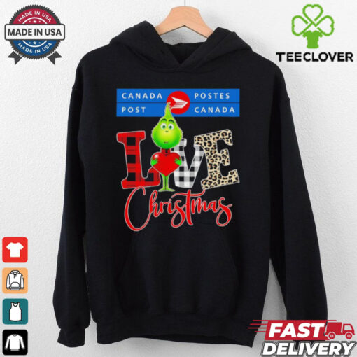 Grinch Love Canada Post Christmas Shirt