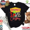 Cruise ship santa Christmas tree lights shirt