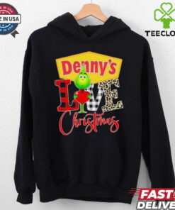 Grinch Love Denny’s Christmas Shirt
