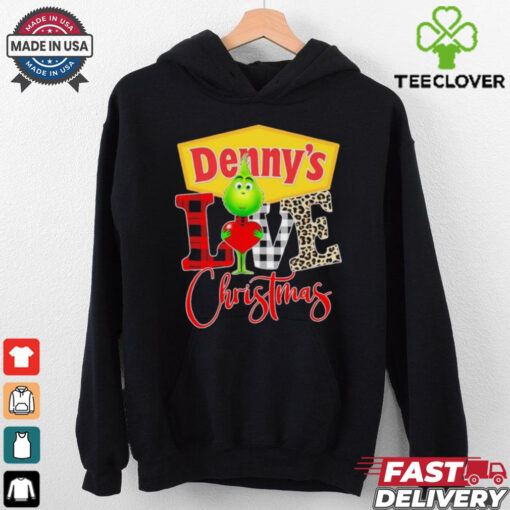 Grinch Love Denny’s Christmas Shirt