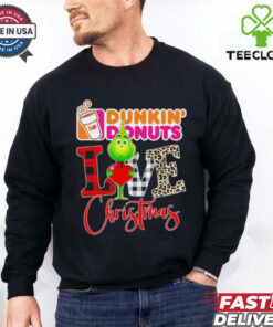Grinch Love Dunkin’ Donuts Christmas Shirt 3 Grinch Love Dunkin’ Donuts Christmas Shirt