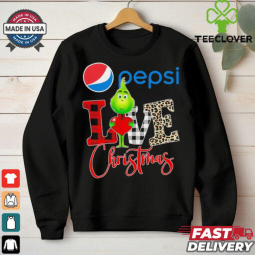 Grinch Love Pepsi Christmas Shirt