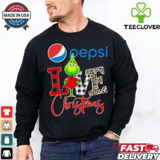 Grinch Love Pepsi Christmas Shirt