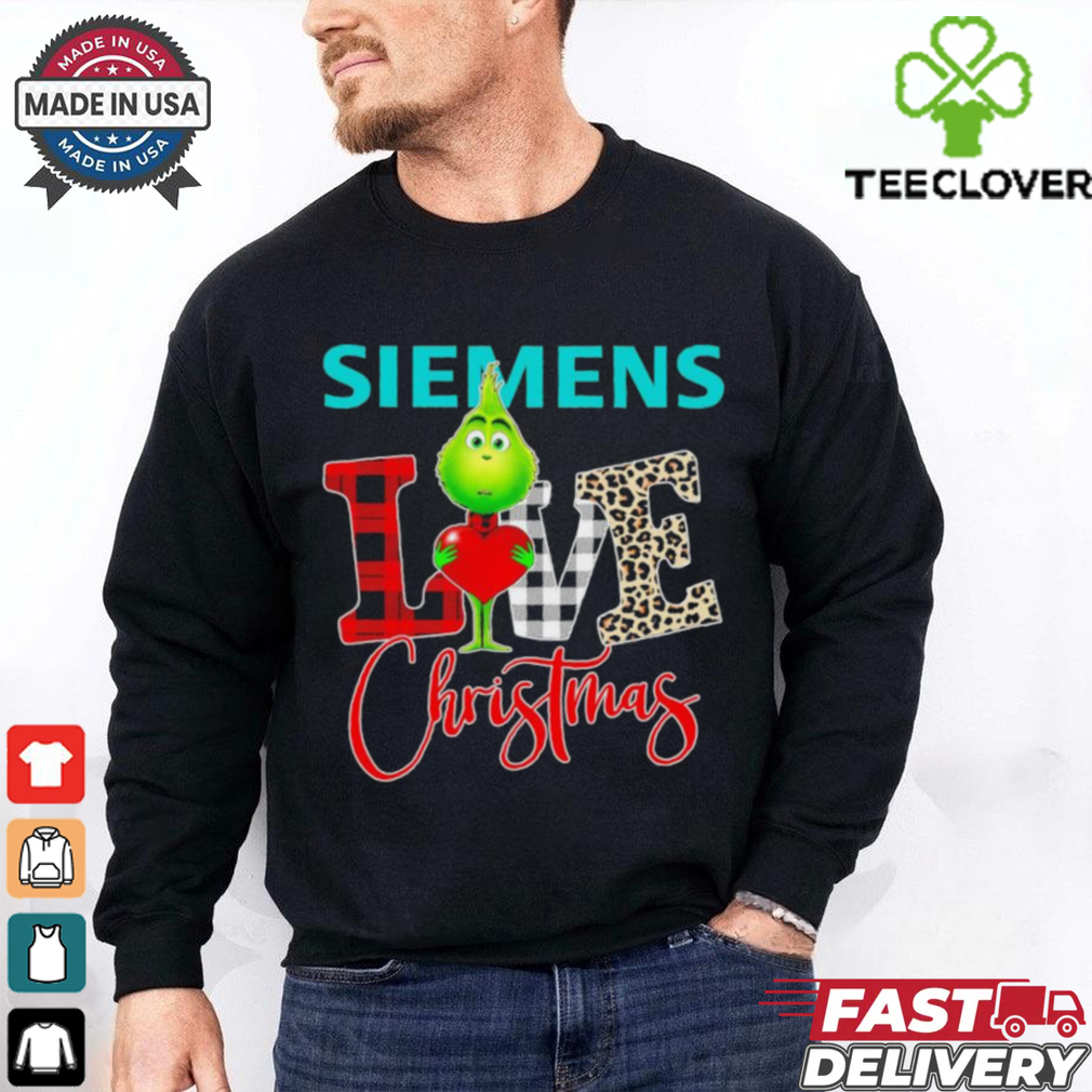 Grinch Love Siemens Christmas Shirt Grinch Love Siemens Christmas Shirt