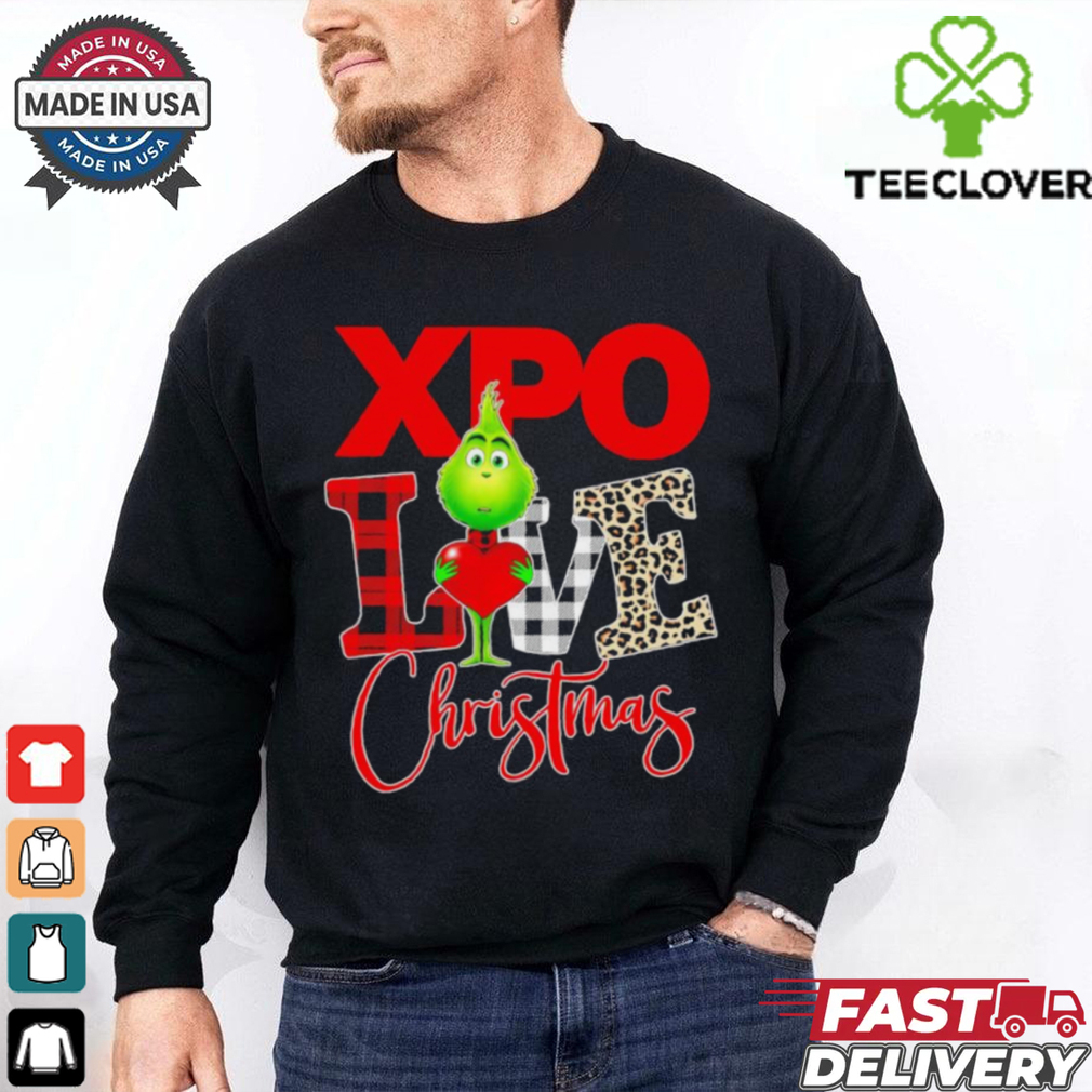 Grinch Love XPO Christmas Shirt Grinch Love XPO Christmas Shirt