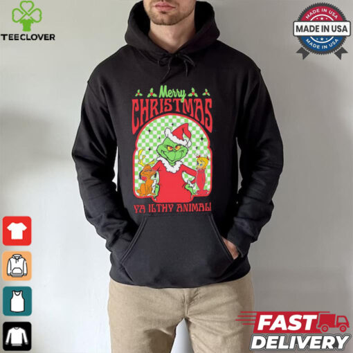 Grinch Merry Chrsitmas Ya Ilthy Animal Grinchmas shirt