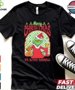 Grinch Merry Chrsitmas Ya Ilthy Animal Grinchmas shirt