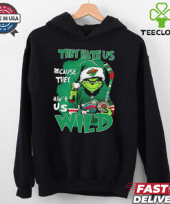 Grinch Minnesota Wild Christmas they hate us because they aint us shirt