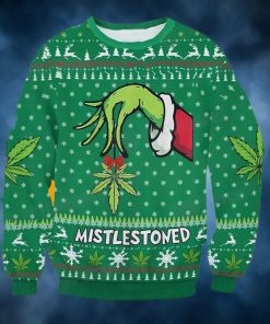 Grinch Mistlestoned Ugly Christmas Sweater Funny Gift