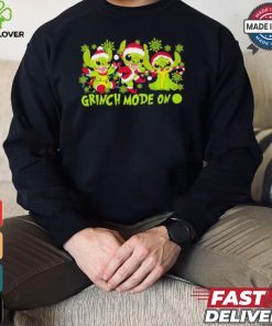 Grinch Mode On Christmas 2024 cute shirt