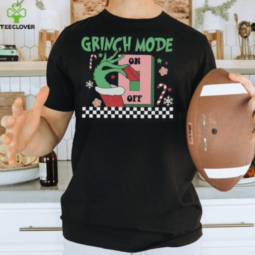 Grinch Mode On Off Retro Sweatshirt, Grinch Hoodie, Christmas Cute Xmas Tee, Grinch Sweat