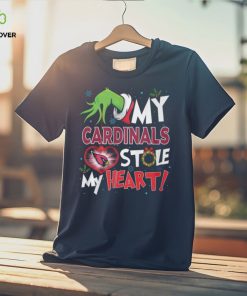 Grinch My Arizona Cardinals Stole My Heart Football T Shirt