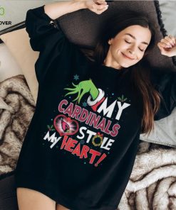 Grinch My Arizona Cardinals Stole My Heart Football T Shirt