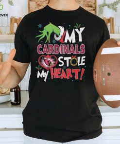 Grinch My Arizona Cardinals Stole My Heart Football T Shirt