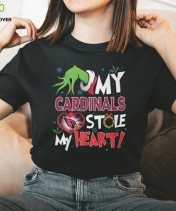 Grinch My Arizona Cardinals Stole My Heart Football T Shirt