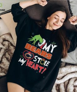 Grinch My Chicago Bears Stole My Heart Football T Shirt