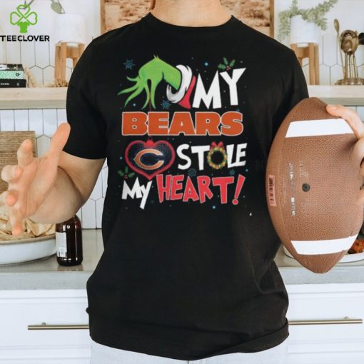 Grinch My Chicago Bears Stole My Heart Football T Shirt