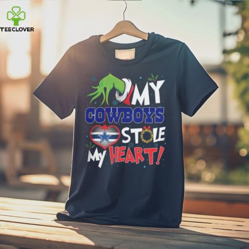 Grinch My Dallas Cowboys Stole My Heart Football T Shirt