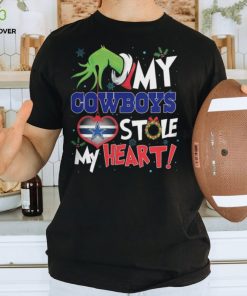 Grinch My Dallas Cowboys Stole My Heart Football T Shirt