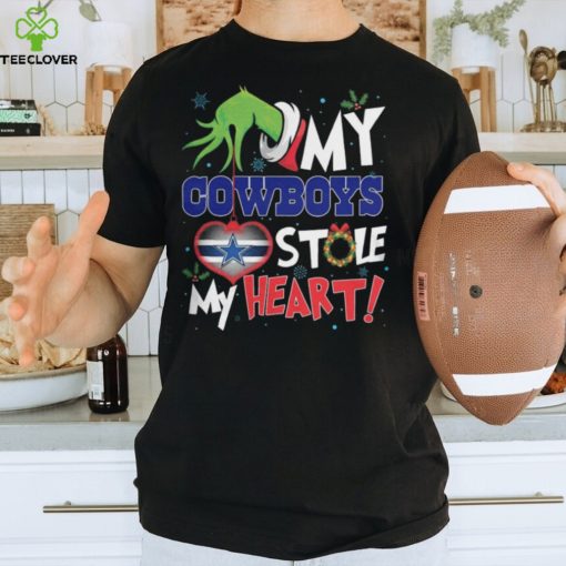 Grinch My Dallas Cowboys Stole My Heart Football T Shirt