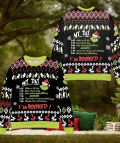 Grinch My Day I’m Booked Christmas Sweater