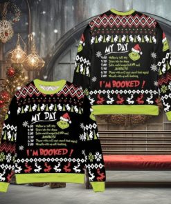 Grinch My Day I’m Booked Christmas Sweater