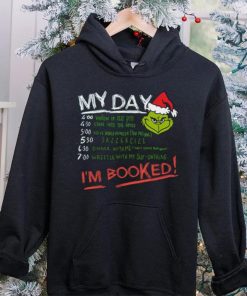 Grinch My Day Im Booked Printed Shirt