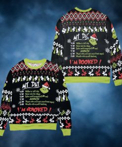 Grinch My Day Ugly Christmas Sweater Funny Gift