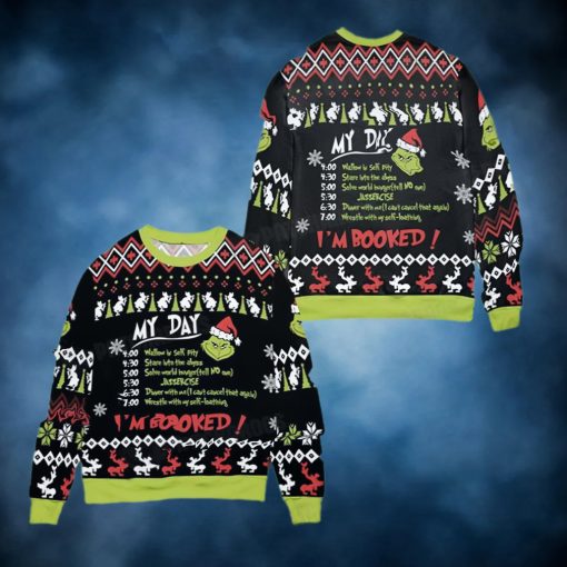 Grinch My Day Ugly Christmas Sweater Funny Gift