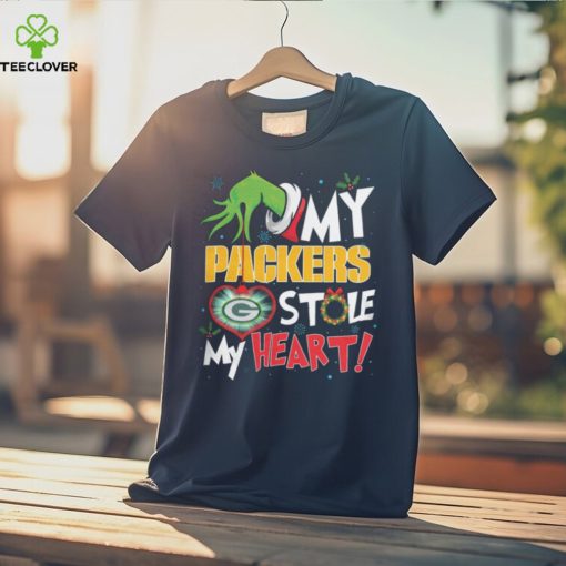 Grinch My Green Bay Packers Stole My Heart Football T Shirt