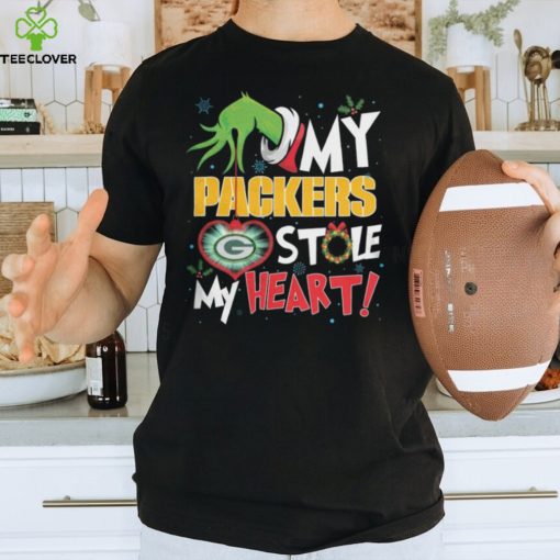 Grinch My Green Bay Packers Stole My Heart Football T Shirt