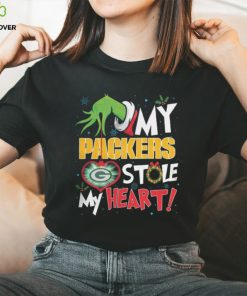 Grinch My Green Bay Packers Stole My Heart Football T Shirt