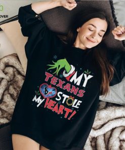 Grinch My Houston Texans Stole My Heart Football T Shirt