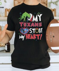 Grinch My Houston Texans Stole My Heart Football T Shirt