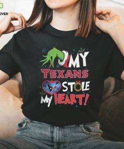 Grinch My Houston Texans Stole My Heart Football T Shirt