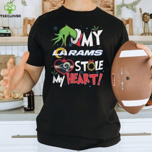 Grinch My Los Angeles Rams Stole My Heart Football T Shirt