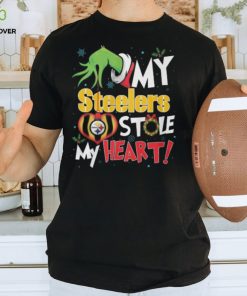 Grinch My Pittsburgh Steelers Stole My Heart Football T Shirt