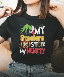 Grinch My Pittsburgh Steelers Stole My Heart Football T Shirt