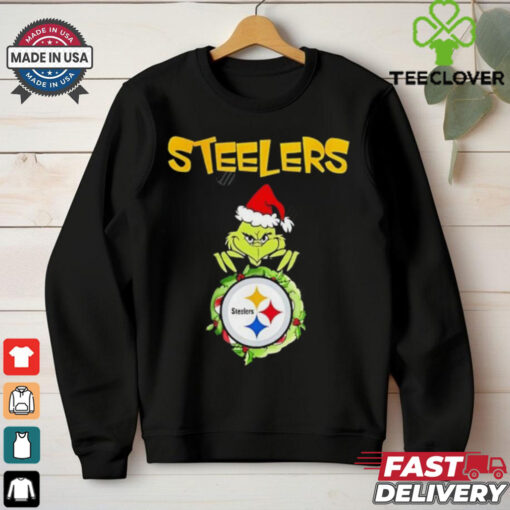 Grinch My Steelers Stole My Heart Christmas shirt