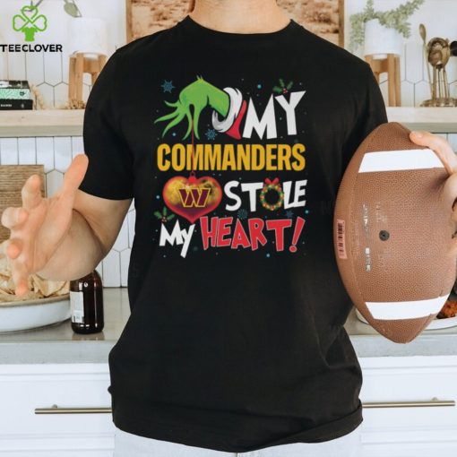 Grinch My Washington D.C Stole My Heart Football T Shirt