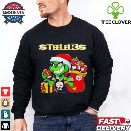 Grinch Najee Harris Christmas gift fan Pittsburgh Steelers shirt