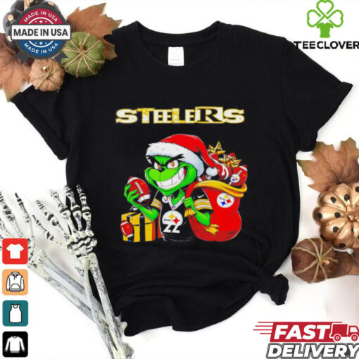 Grinch Najee Harris Christmas gift fan Pittsburgh Steelers shirt