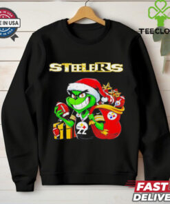 Grinch Najee Harris Christmas gift fan Pittsburgh Steelers shirt