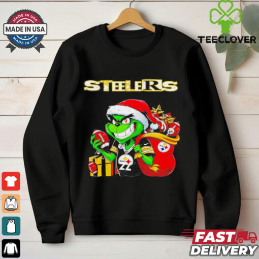 Grinch Najee Harris Christmas gift fan Pittsburgh Steelers shirt